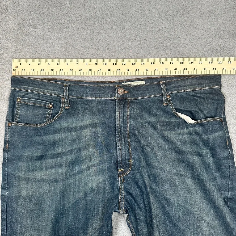 Wrangler Jeans Mens 42x30 Denim Blue Relaxed Fit‎ Bootcut Medium Wash 1098R8TOX